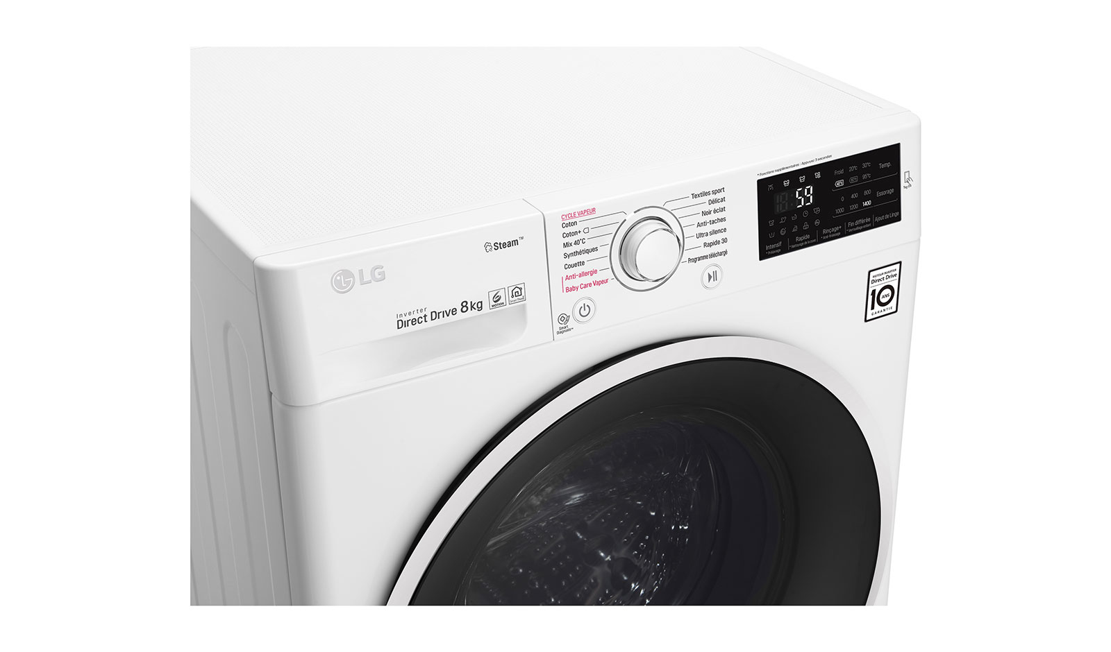 LG F84J60WHS washing machine Front-load – image 4