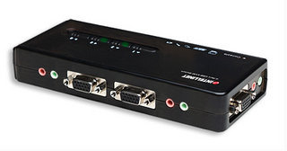 Intellinet 4-Port Compact KVM Switch – image 2