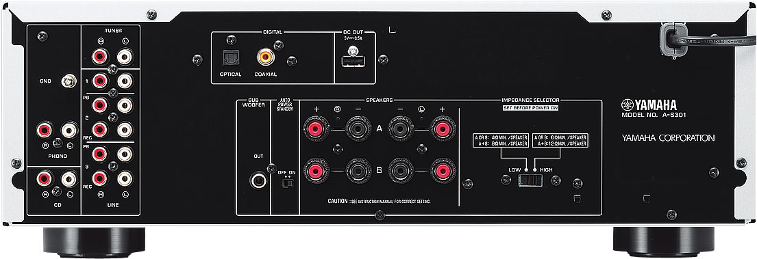 Yamaha A-S301 Black – image 2