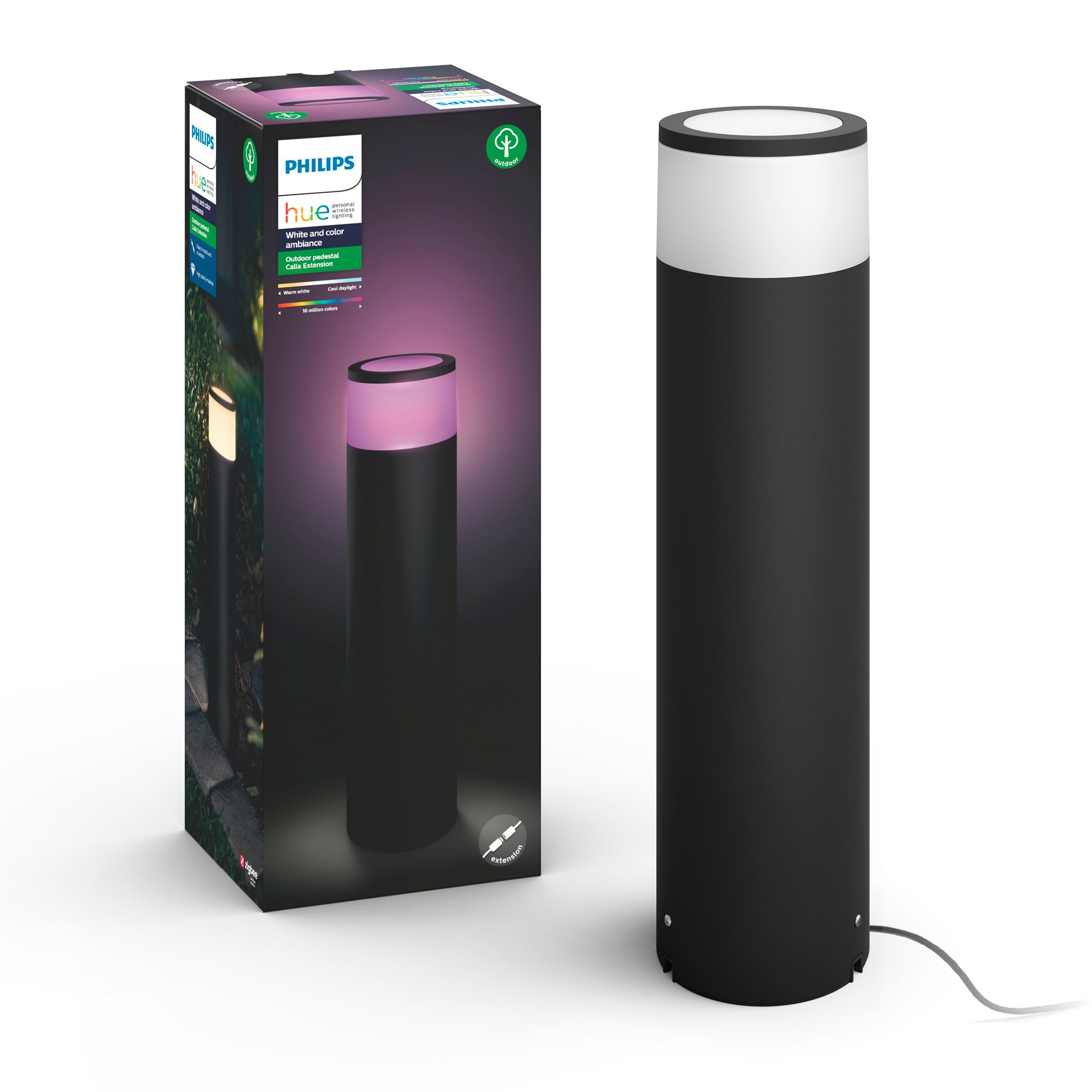Philips by Signify Philips Hue White and colour ambience Calla Outdoor pedestal – image 8