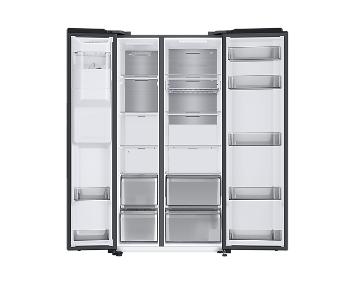 Samsung RS68A8842B1/EF side-by-side refrigerator Freestanding Graphite – image 4