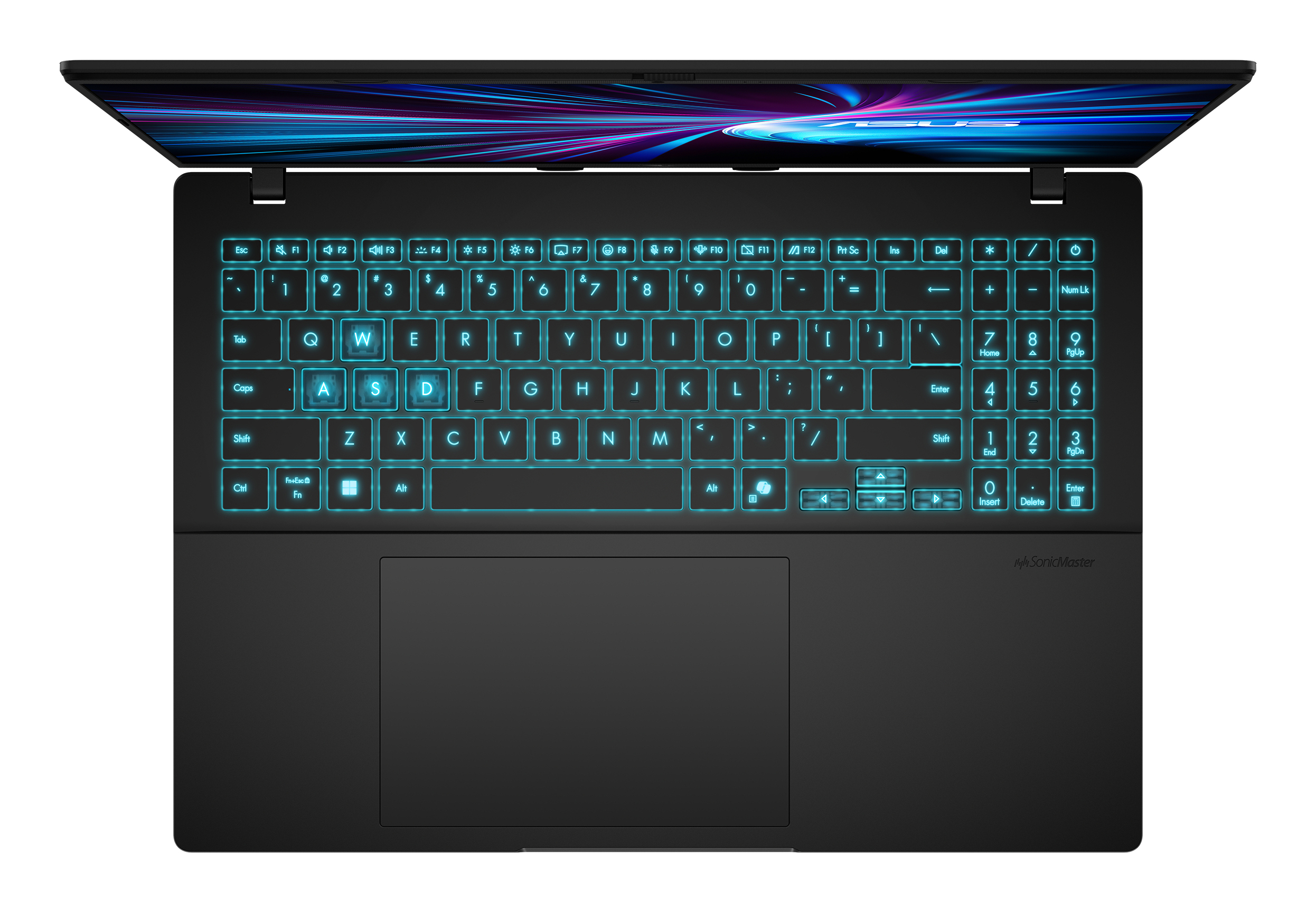 Portátil gaming - ASUS V16 V3607VM-RP011, 16" WUXGA, Intel® Core™ 7 240H, 16 GB RAM, 1 TB SSD, GeForce RTX™ 5060, FreeDOS (Sin sistema operativo) - imagen 6
