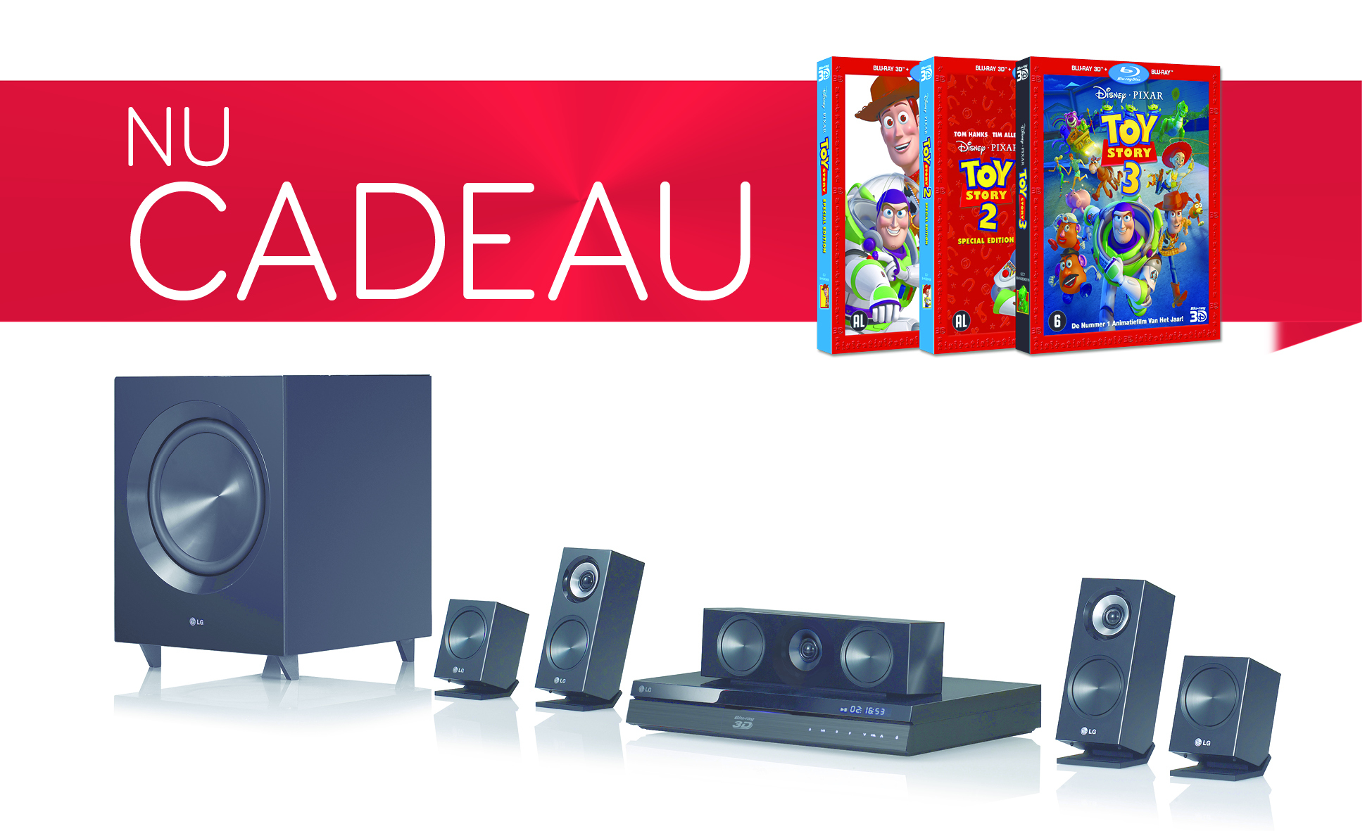 LG HX552 home cinema system 5.1 channels – image 2