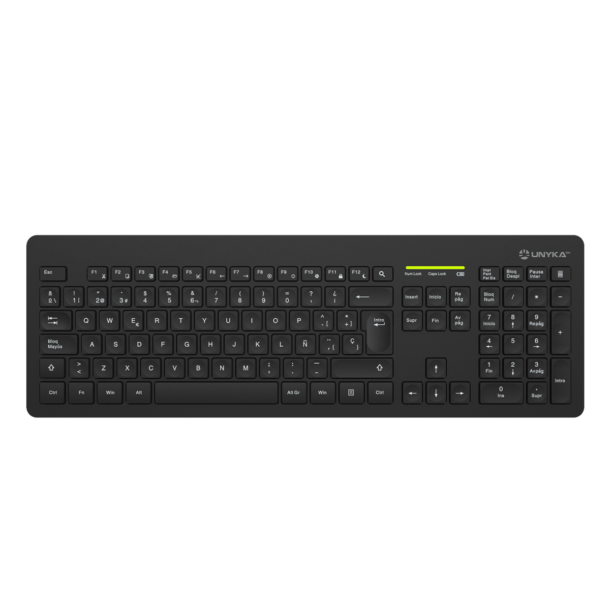 UNYKAch Kit Keyboard + Mouse Combo MK212 Pro Slim Wireless – image 2