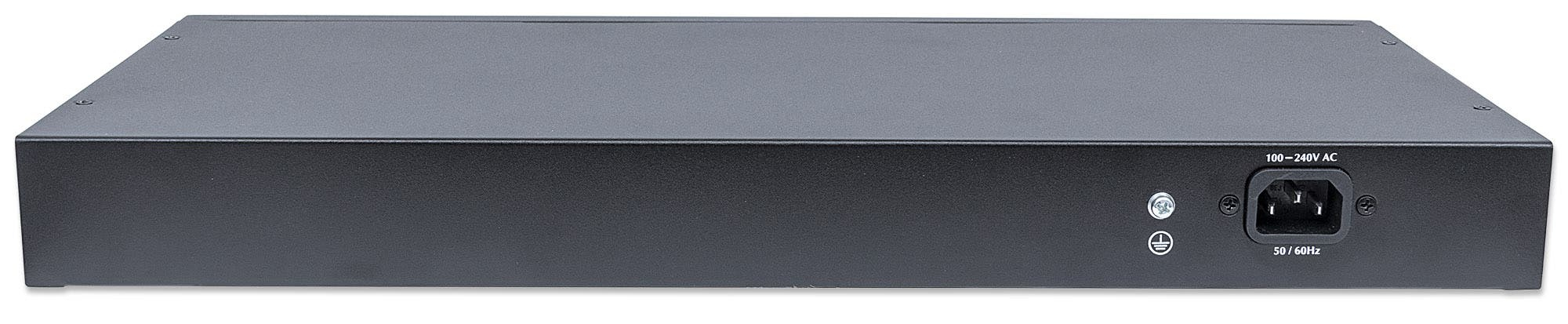 Intellinet 16-Port Gigabit Ethernet PoE+ Web-Managed Switch with 2 SFP Ports, 16 x PoE ports, IEEE 802.3at/af Power over Ethernet (PoE+/PoE), 2 x SFP, Endspan, – image 4