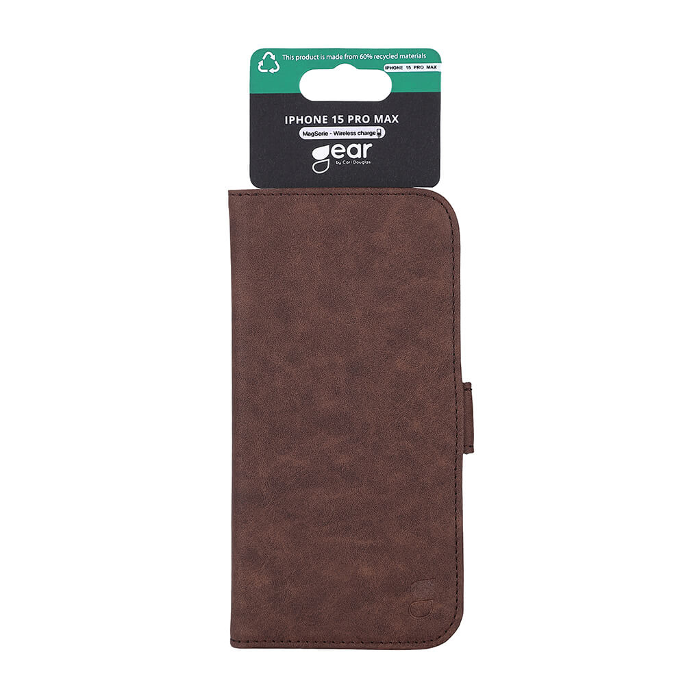 Gear Wallet Case 3 Card Slots Magseries Brown - iPhone 15 Pro Max – image 2