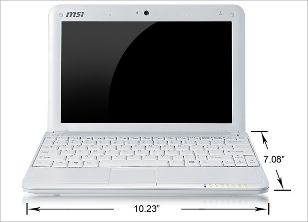 MSI Wind U100-427US netbook Intel Pentium Mobile N270 – image 3
