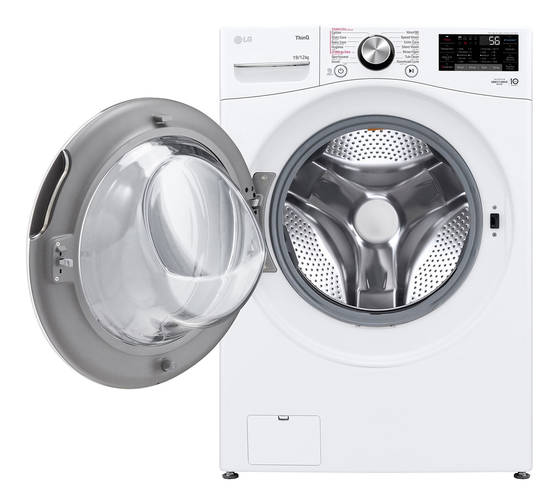 LG WS1912WHT washer dryer Freestanding Front-load White – image 2