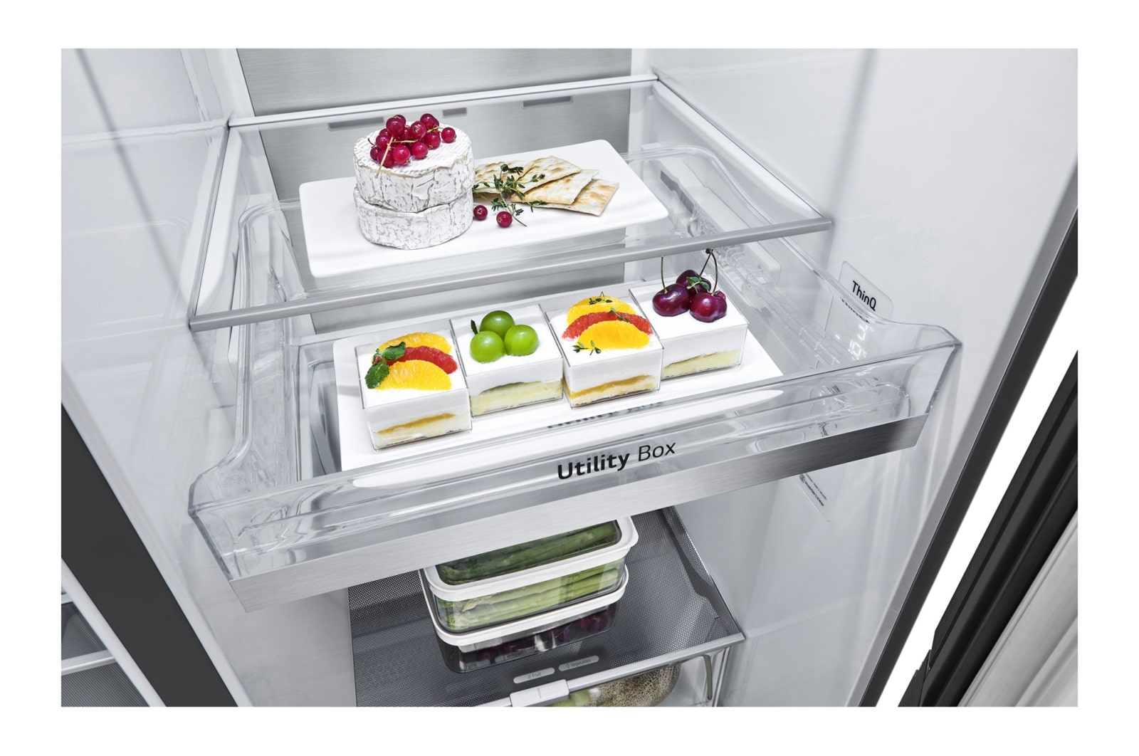 LG GSJV90MCAE side-by-side refrigerator Freestanding – image 9
