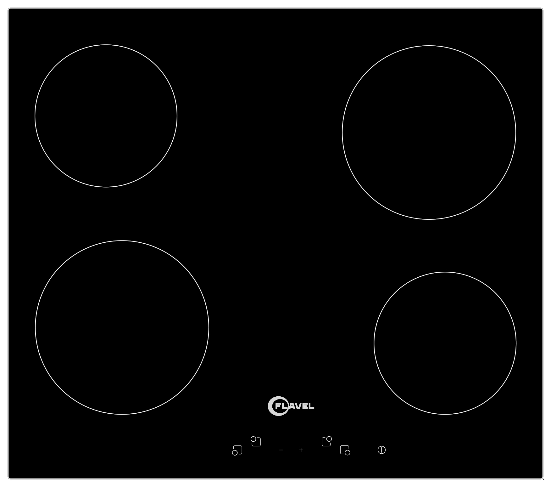 Flavel FLH67C hob Black Built-in – image 5