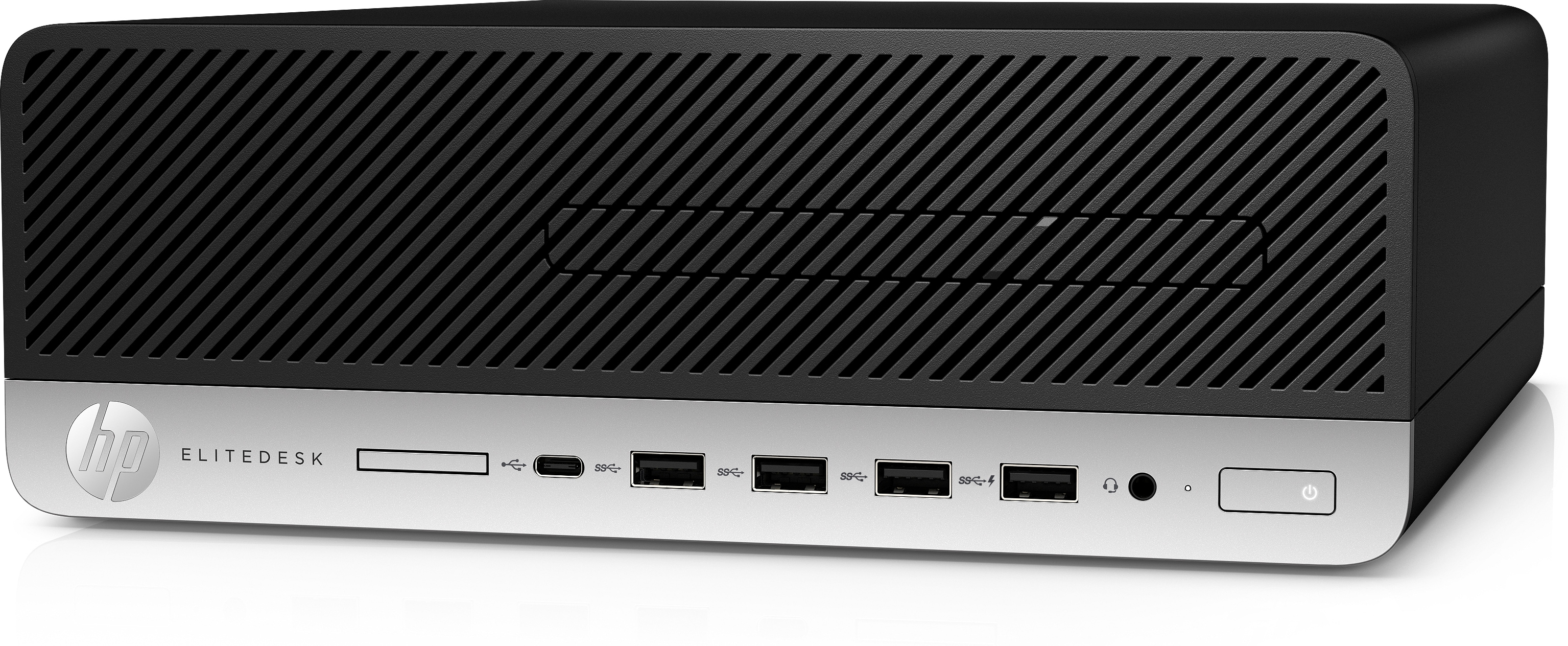 HP EliteDesk 705 G5 AMD Ryzen™ 5 PRO 3400G 8 GB DDR4-SDRAM 1 TB HDD Windows 10 Pro SFF PC Black image 2