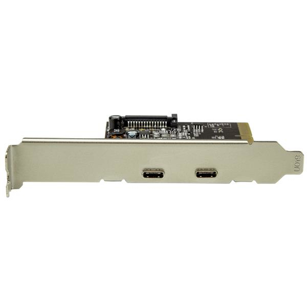 StarTech.com Discontinued and replaced by PEXUSB312C3 - Dual Port USB-C Card - 2x USB-C - USB 3.1 PCI-e Card with SATA - USB 3.1 Expansion Card - PCI Express US – image 4
