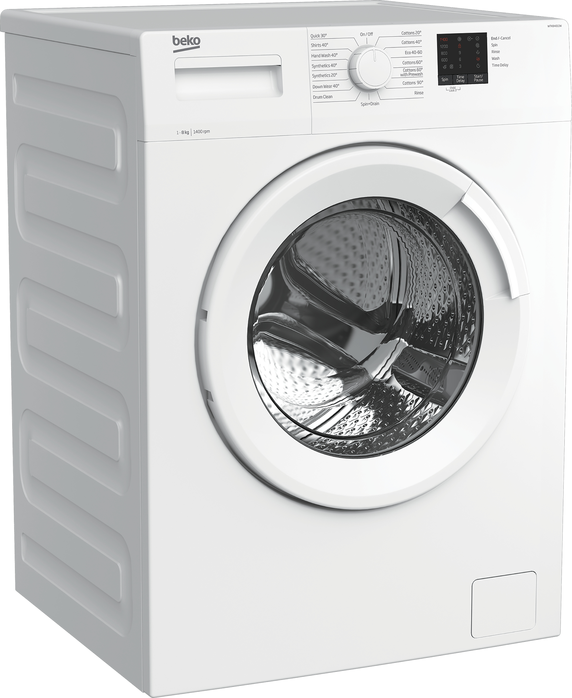 Beko b100 WTK84011W Freestanding – image 2