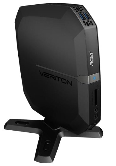 Acer Veriton N 2620G-SC107F Intel® Celeron® 1017U 4 GB DDR3-SDRAM 320 GB HDD FreeDOS Mini PC Black – image 1