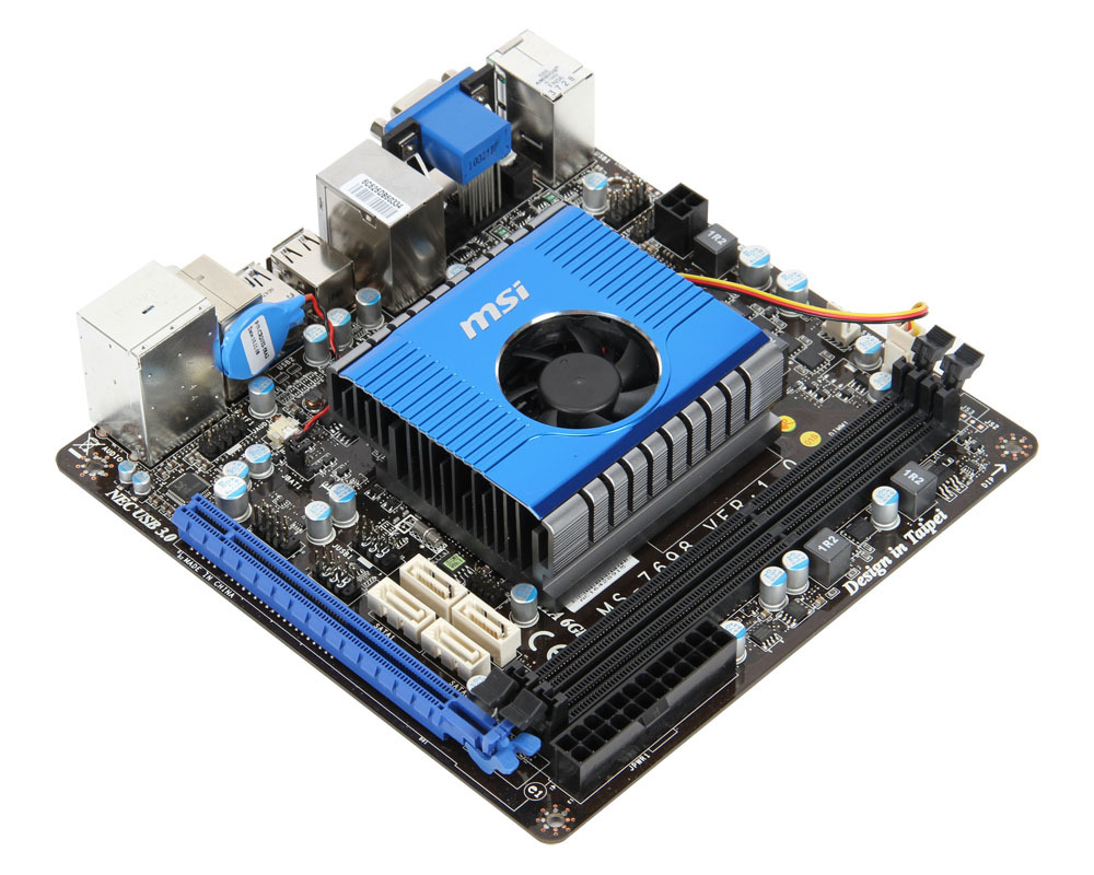 MSI E350IA-E45 motherboard AMD A50M NA (integrated CPU) mini ITX – image 3