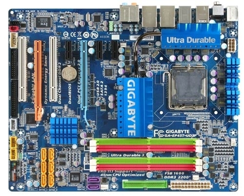 GIGABYTE GA-EP45T-UD3P motherboard LGA 775 (Socket T) ATX – image 1