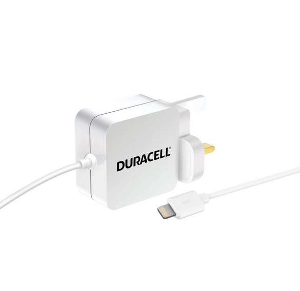 Duracell DMAC11W-UK mobile device charger MP3, Smartphone White AC Indoor – image 2