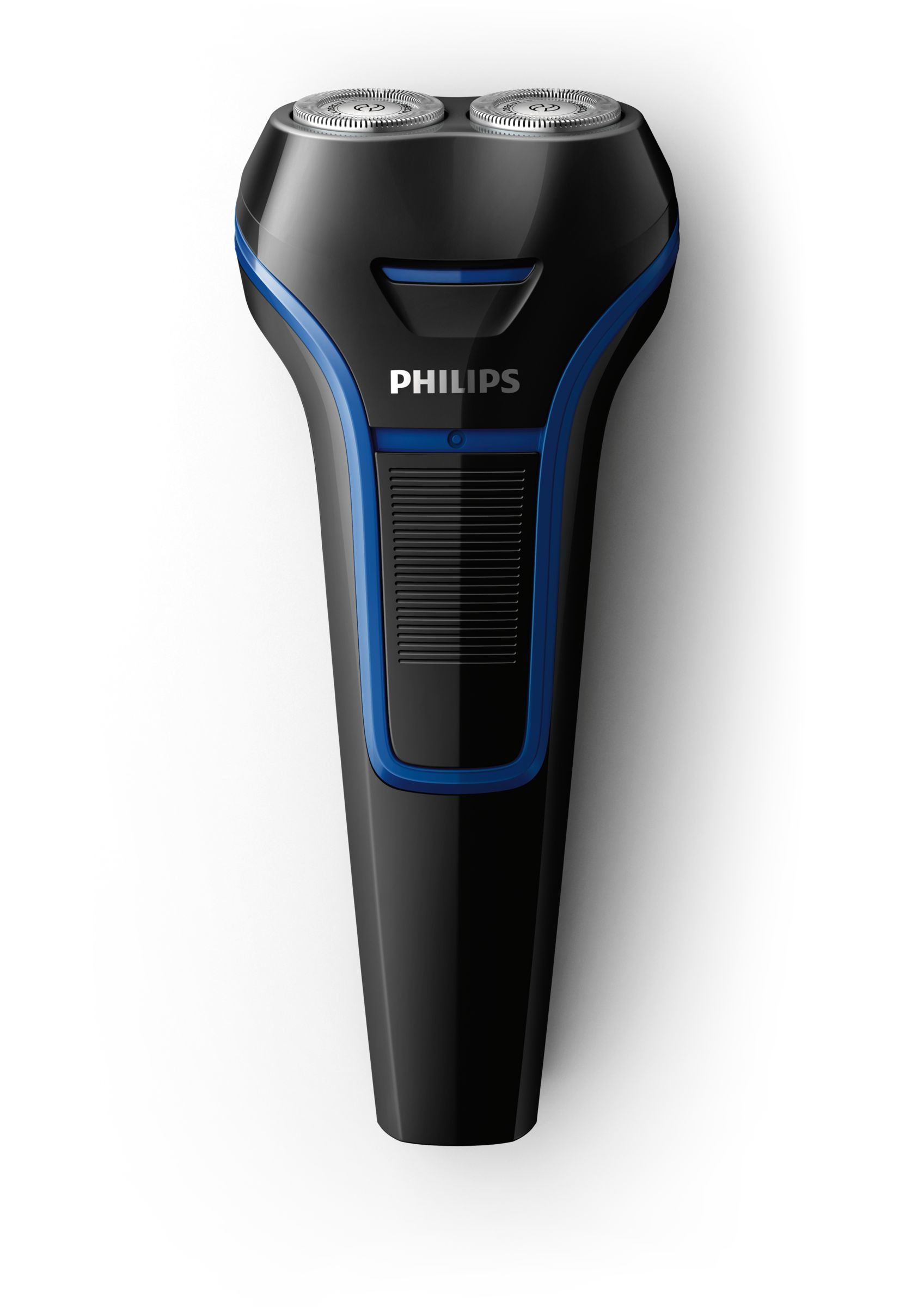 Philips S100/02 men's shaver Rotation shaver Black, Blue – image 1