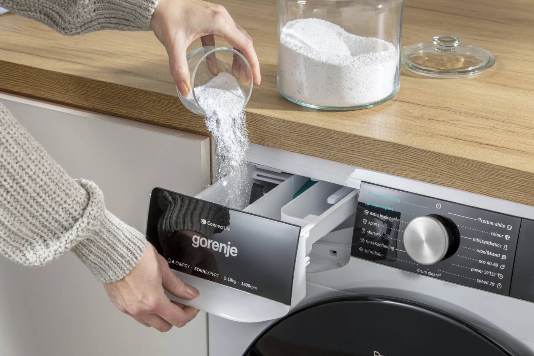 Gorenje W2NS94A/BCZ washing machine Front-load – image 7