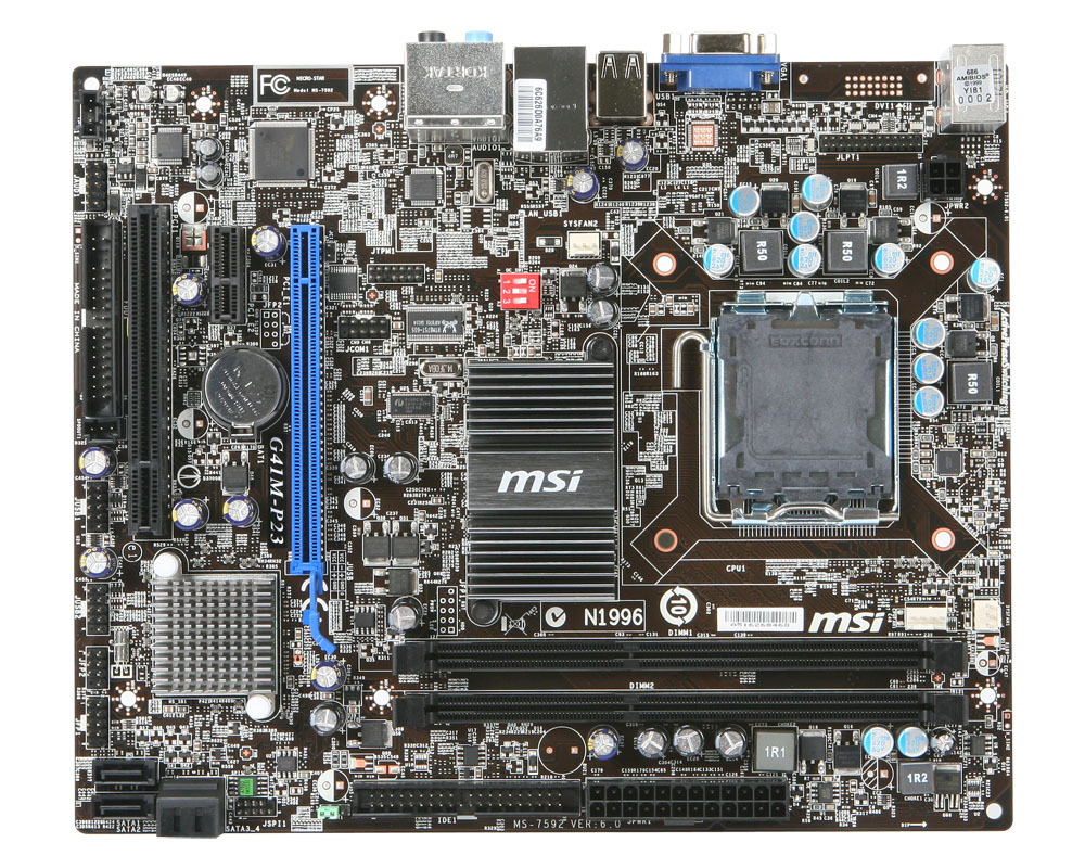 MSI G41M-P23 motherboard LGA 775 (Socket T) micro ATX