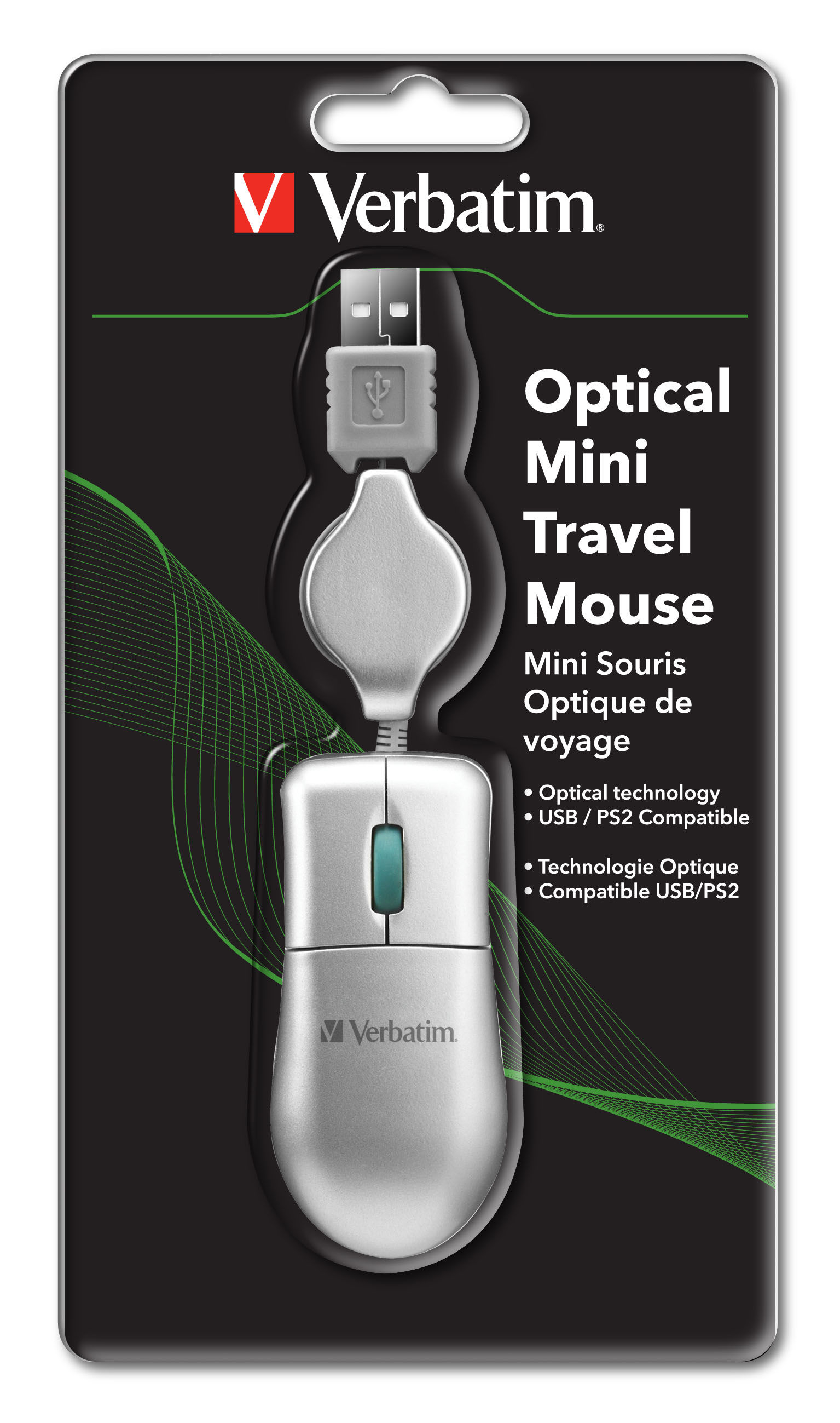 Verbatim Mini Optical Travel Mouse USB/PS2 – image 2