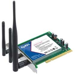 Zyxel NWD-370N Draft 802.11n Wireless PCI Adapter, WPA/WPA2