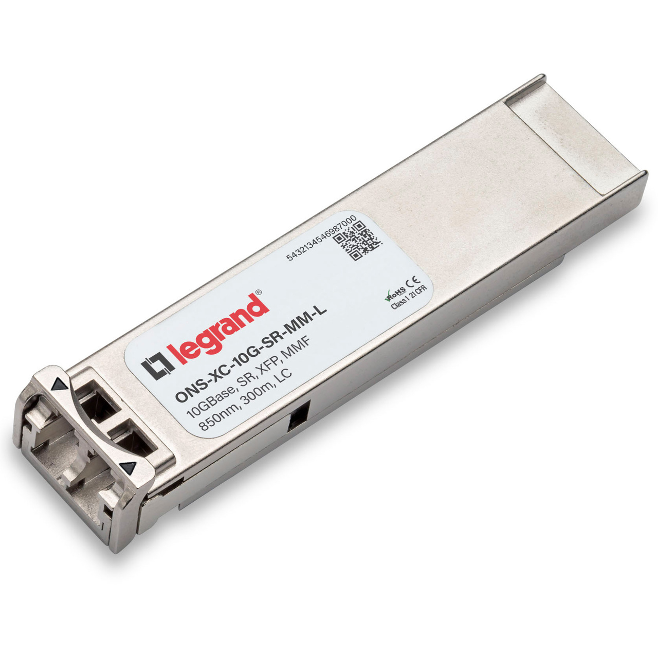 Legrand ONS-XC-10G-SR-MM-L network transceiver module Fiber optic 10000 Mbit/s XFP 850 nm