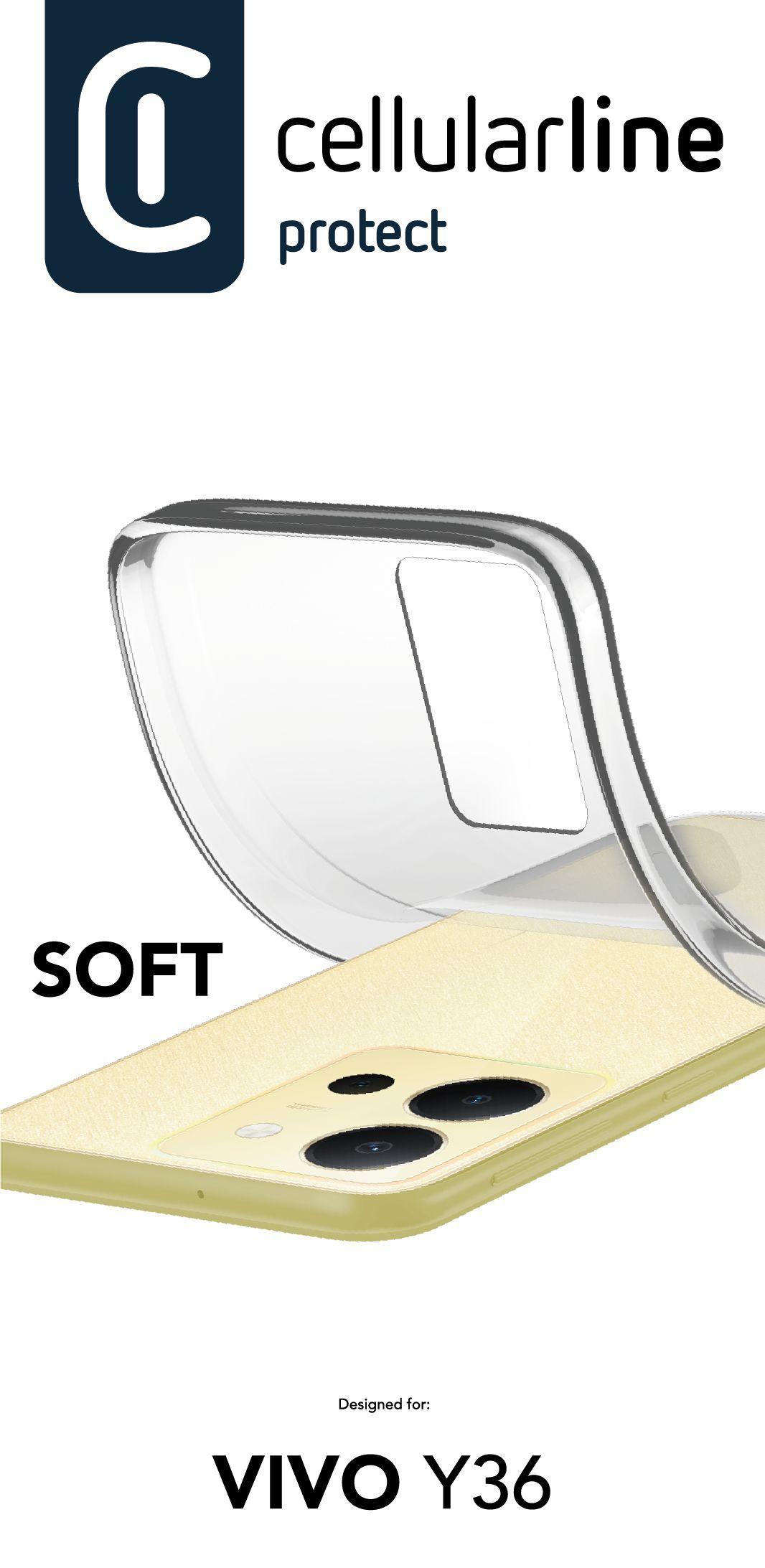 Cellularline Soft - Vivo Y36 Soft rubber case – image 2
