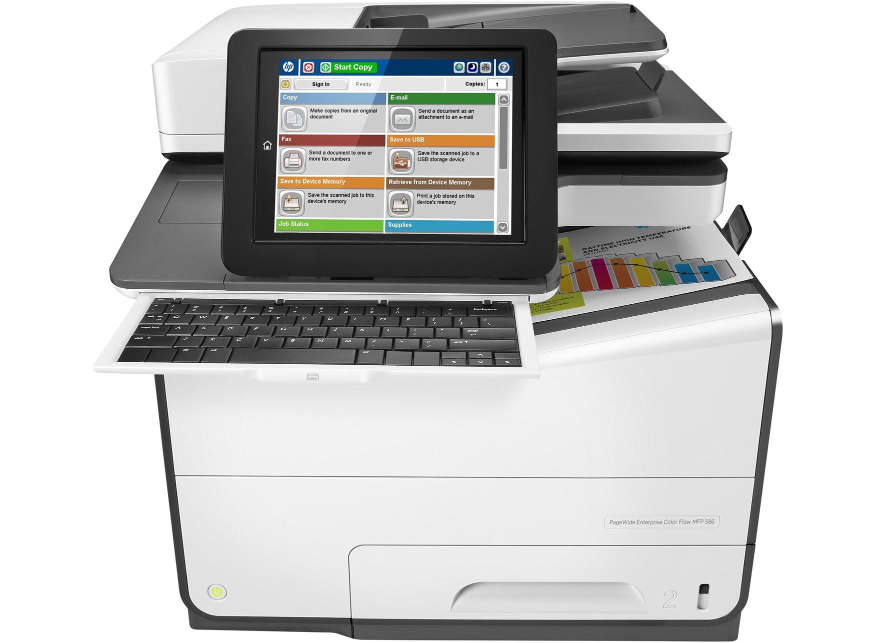 HP Enterprise Color Flow MFP 586z – image 1