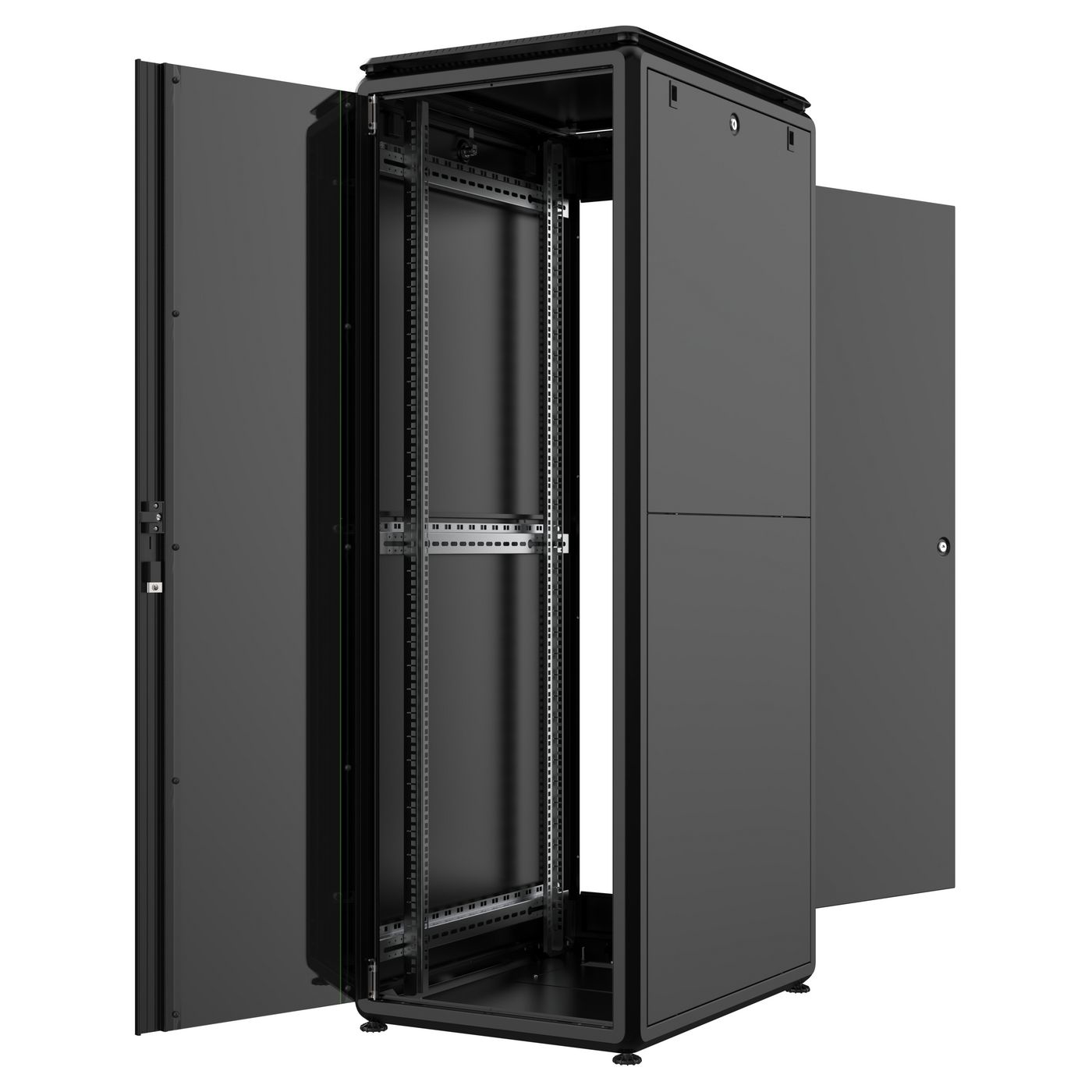 Lanview RDL36U68BL rack cabinet 36U Freestanding rack Black – image 2