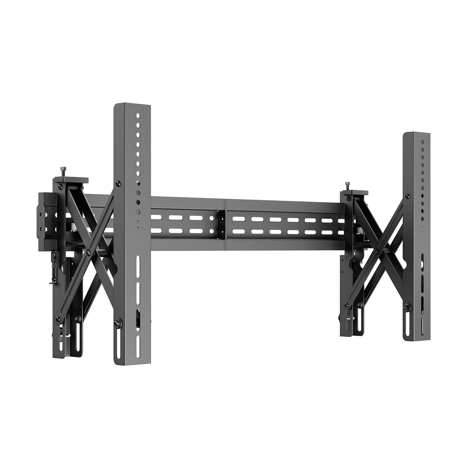 Resim AISENS Sabit Seviyelenebilir Videowall Askısı, Pop-Out Fonksiyonlu, 37-70" TV'ler İçin (Maks 70kg), Siyah