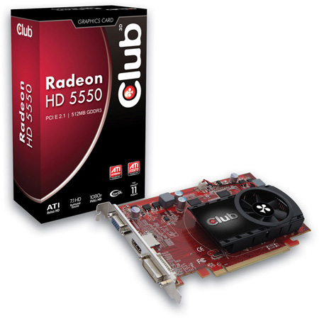 CLUB3D Radeon HD 5550