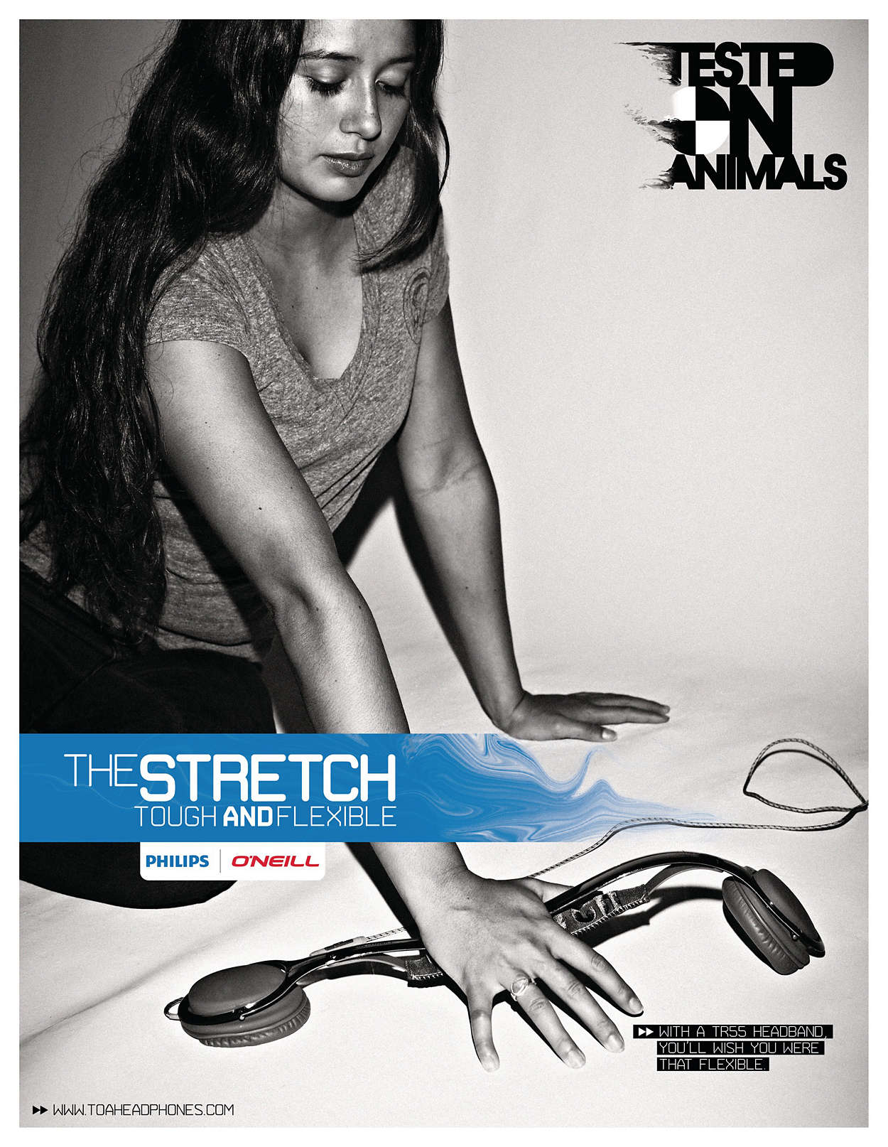 Philips O'Neill THE STRETCH headband headset SHO9565WT/28 – image 5