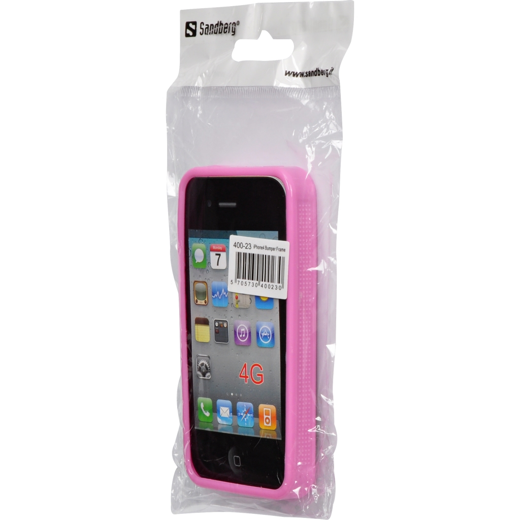 Sandberg Soft frame Pink iPhone 4 – image 2