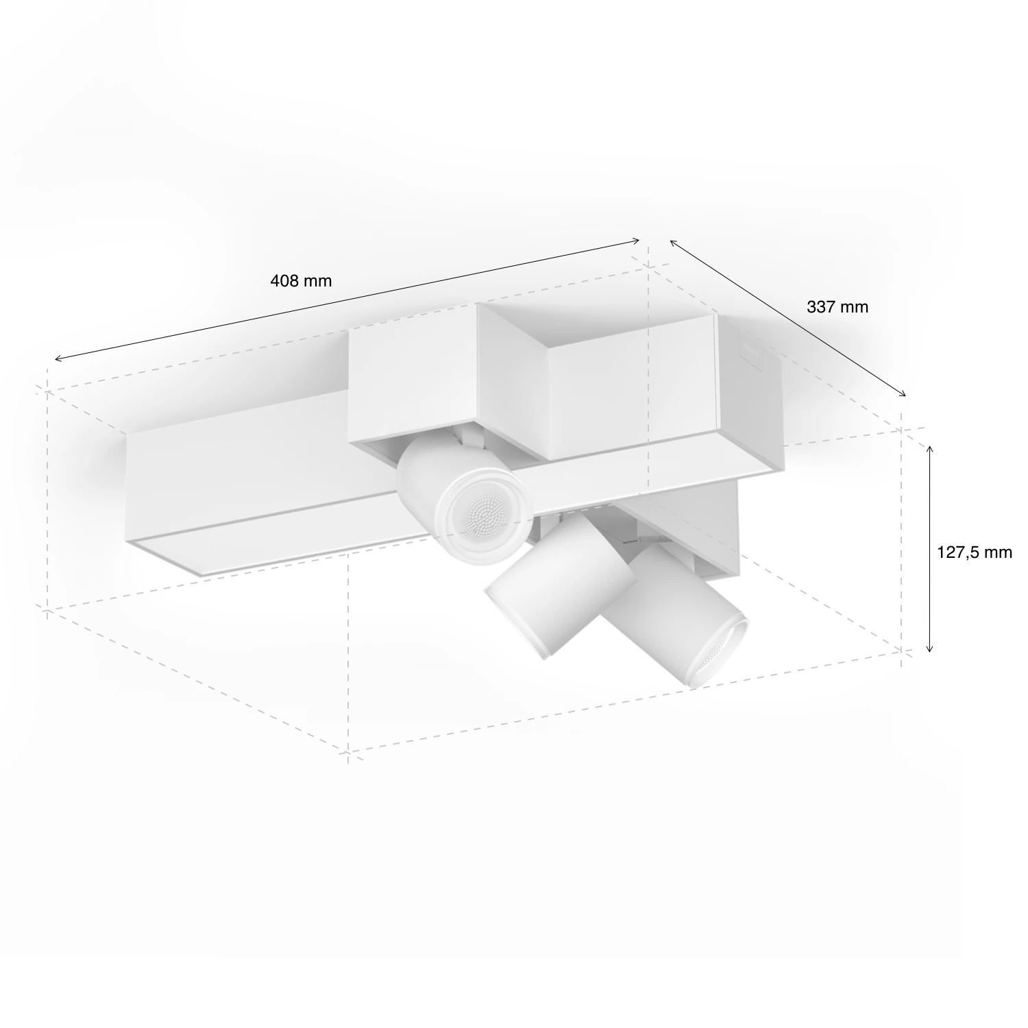 Philips by Signify Philips Hue White and colour ambience Centris 3-spot cross ceiling light – image 3