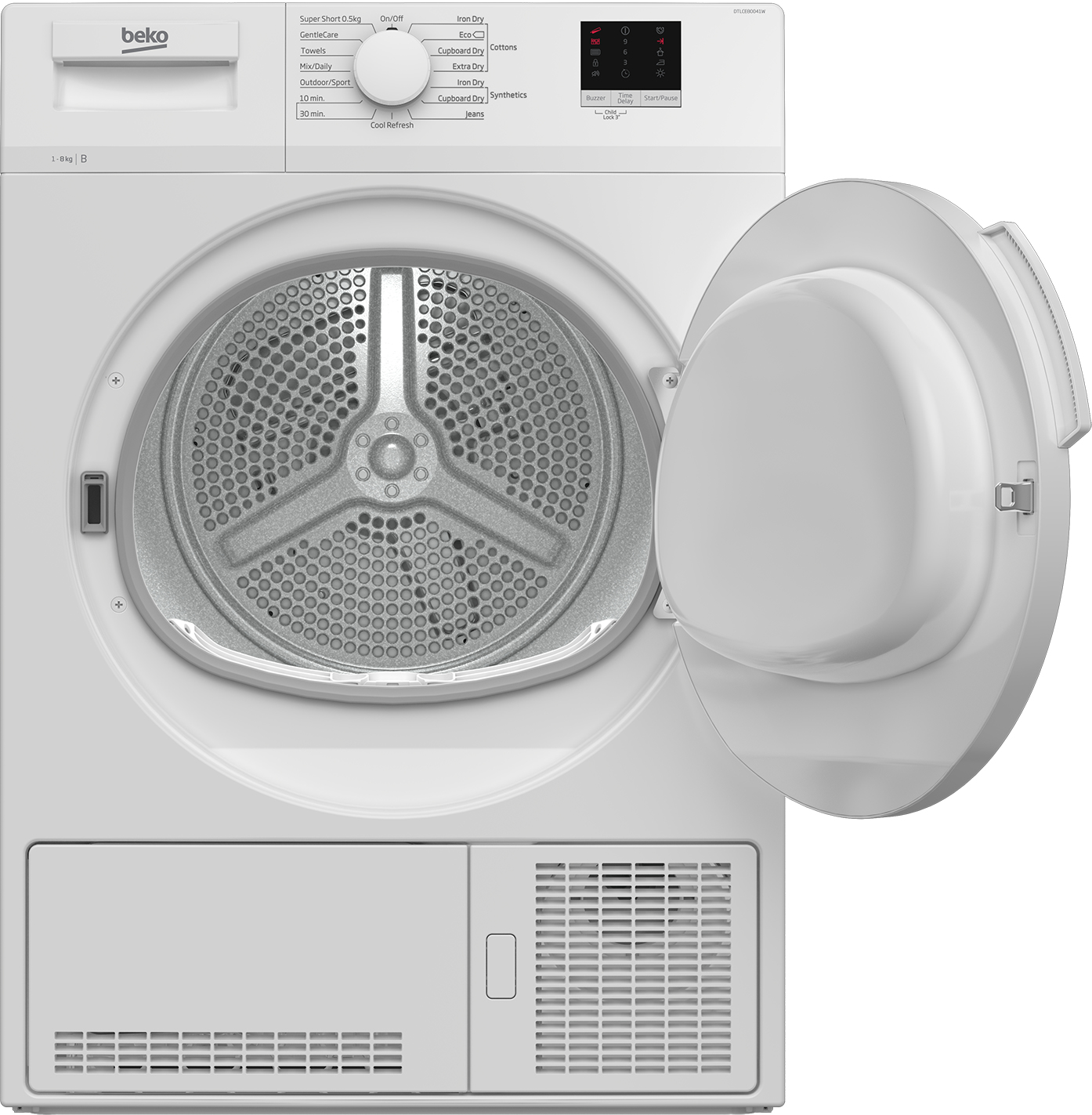 Beko DTLCE80041W 8kg Condenser Tumble Dryer with Sensor Programmes – image 4