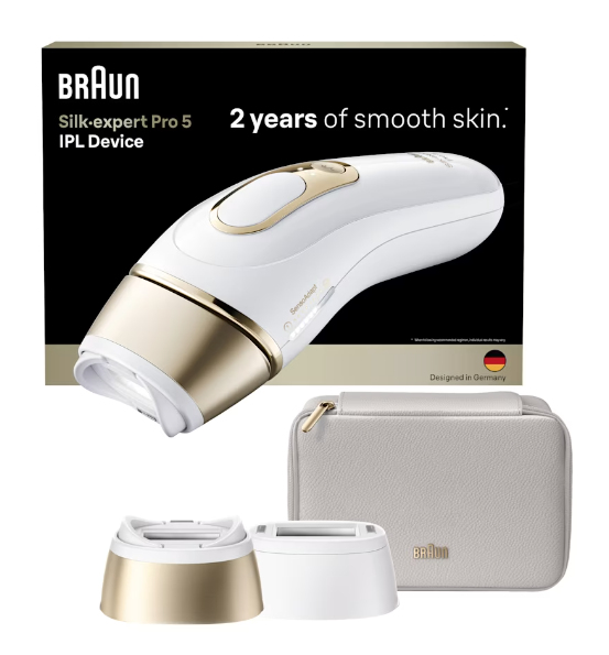 Braun Silk-expert Pro PL5210 IPL Intense pulsed light (IPL) Gold, White
