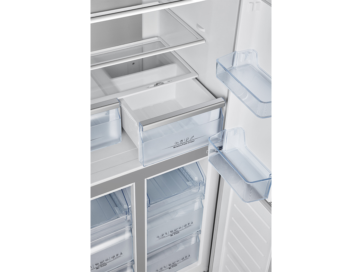 Hisense RQ563N4SI2 side-by-side refrigerator Freestanding – image 7