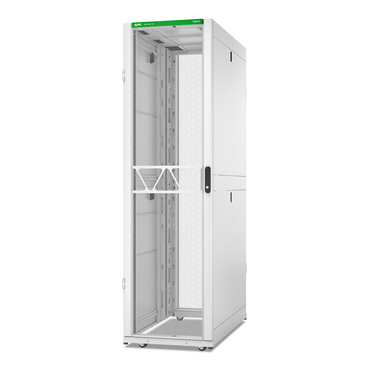 APC NetShelter SX Server Rack Gen 2, 45U, 2124H x 600W x 1200D mm, with Sides, White