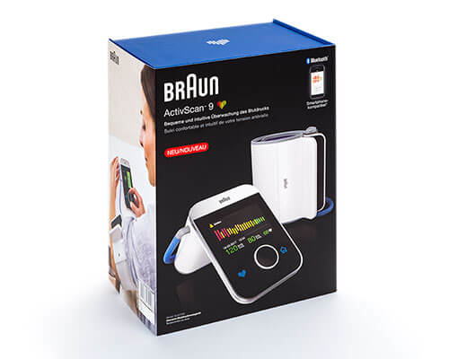 Resim Braun ActivScan 9 Otomatik Üst Kol Kan Basıncı Ölçer, Beyaz