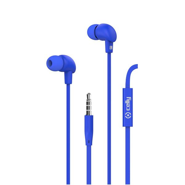 Celly UP600BL headphones/headset Wired In-ear Calls/Music Blue – image 1