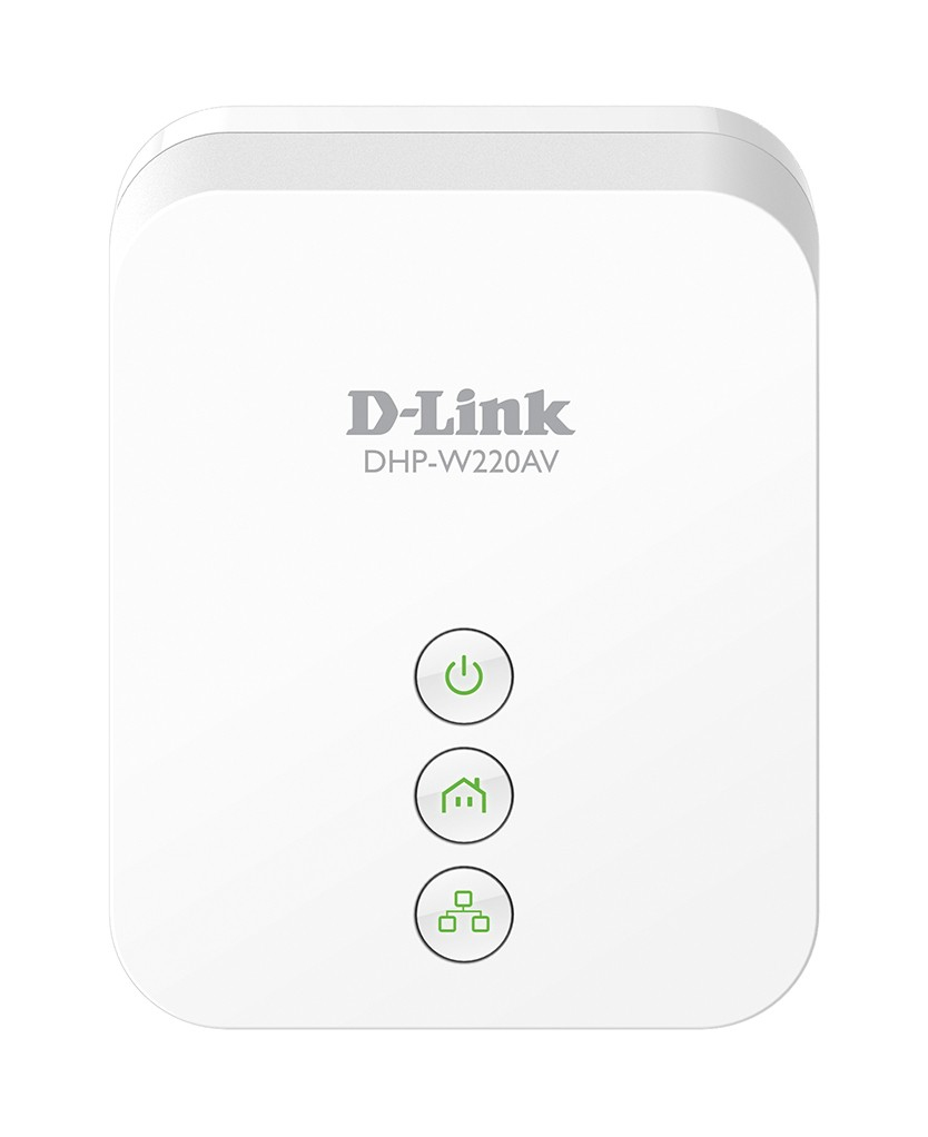 D-Link DHP-W220AV PowerLine network adapter 200 Mbit/s Ethernet LAN Wi-Fi White 1 pc(s)