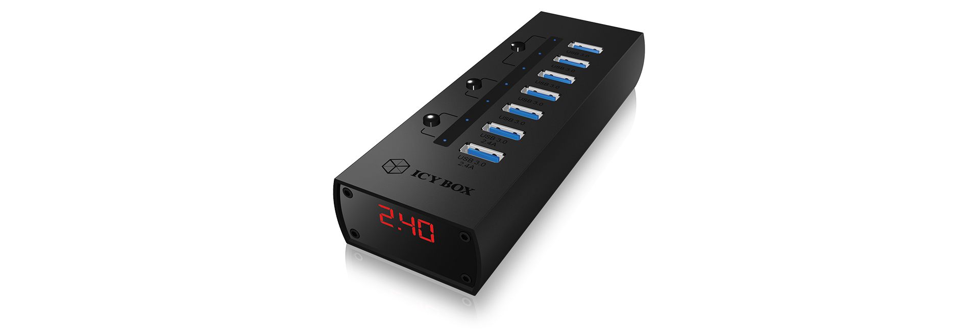 ICY BOX IB-AC6702 USB 3.2 Gen 1 (3.1 Gen 1) Type-A 5000 Mbit/s Black – image 7