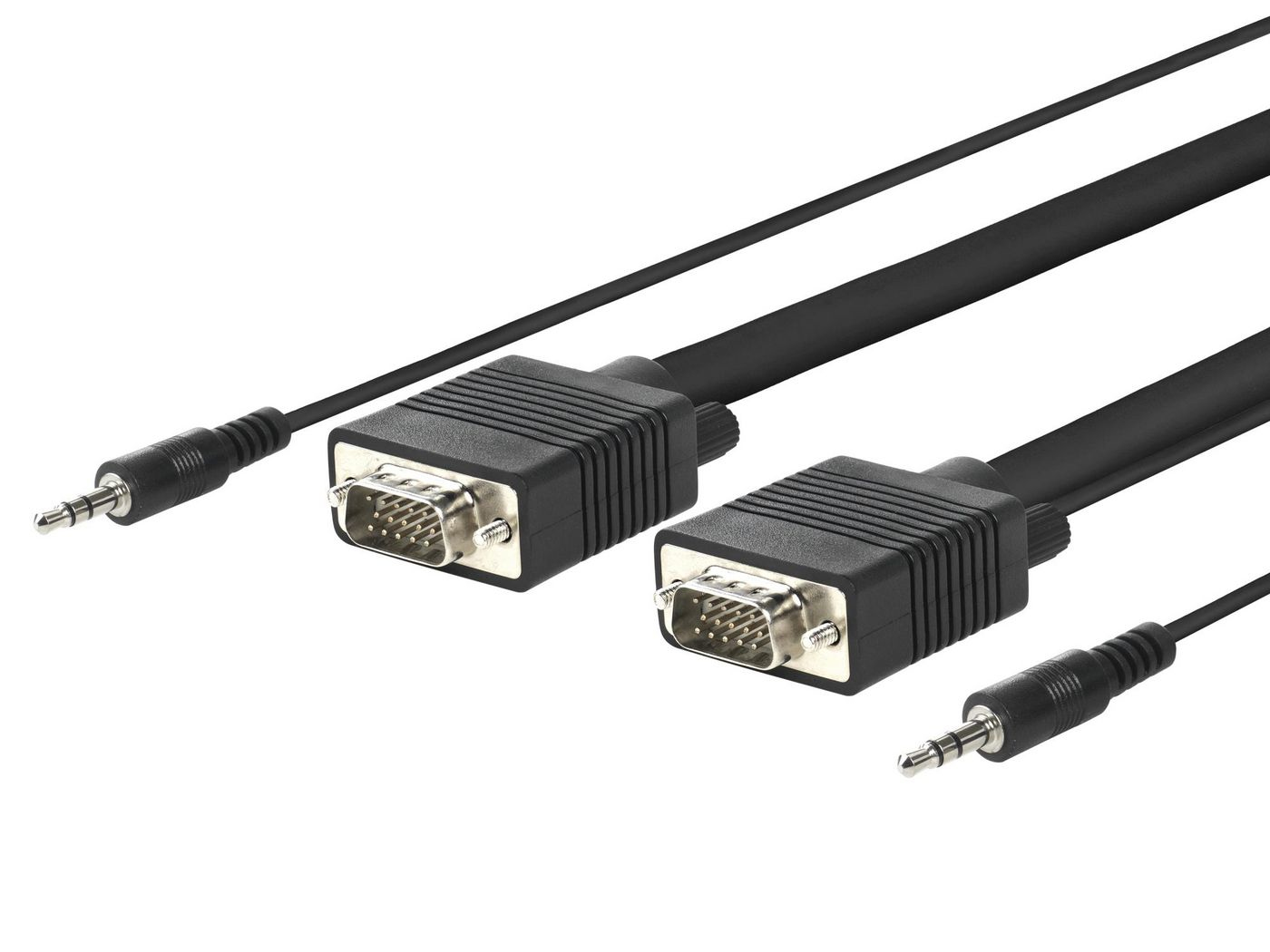 Resim Microconnect MONGG3BMJ 3m VGA Kablo Erkek/Erkek Siyah