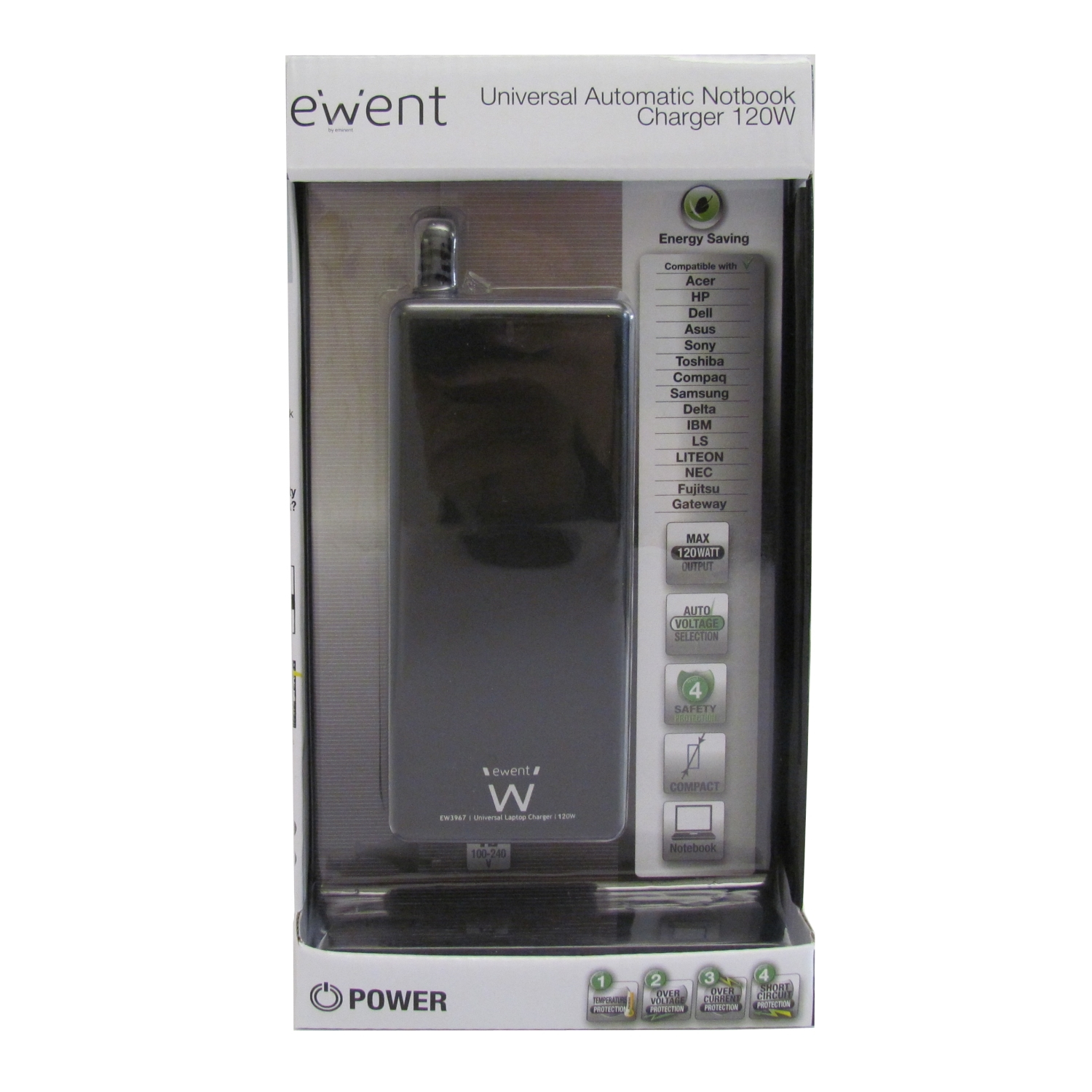 Ewent EW3967 power adapter/inverter Indoor – image 2