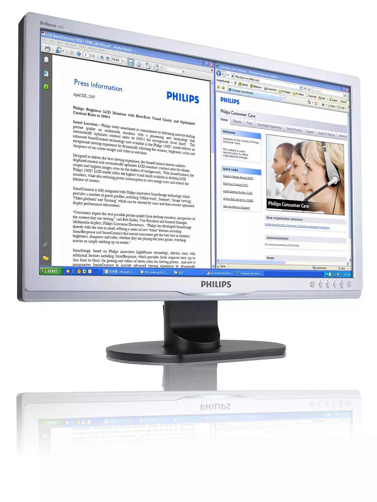 Philips Brilliance LCD monitor with SmartImage 240S1SS/00 – image 2