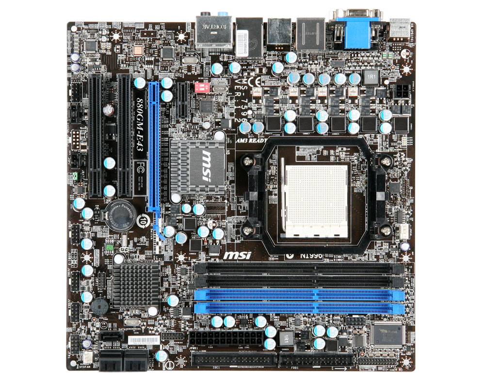 MSI 880GM-E43 motherboard AMD – image 1