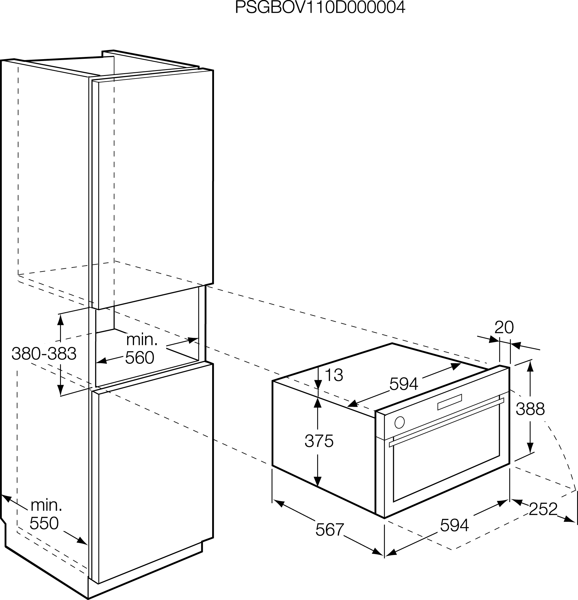 AEG KM8100001M 39 L 1000 W Stainless steel – image 2