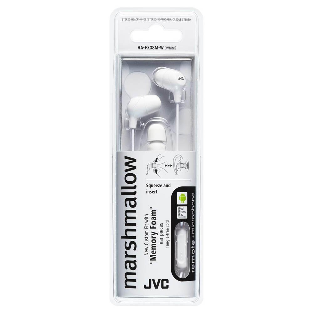 JVC HA-FX38M-W headphones/headset Wired In-ear Calls/Music/Sport/Everyday White – image 2
