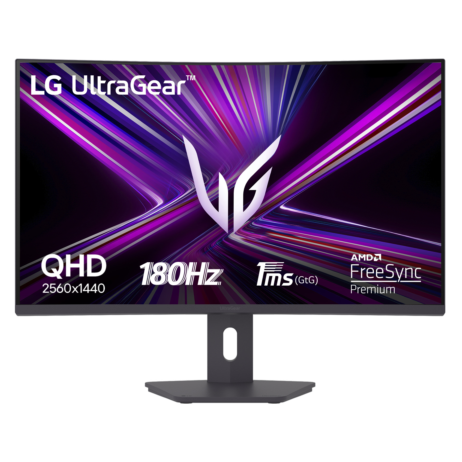Monitor LG 32G600A-B 31.5"/VA,zakrivljen/2560x1440/180Hz/1ms GTG/HDMIx2,DP/AMD Freesync/VESA/crna